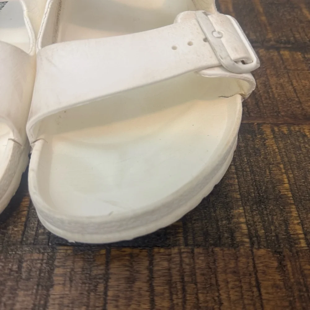 Birkenstock Arizona EVA Men's Slide Sandal EU 44 US 11 Eggshell White Water NEW - Picture 2 of 5